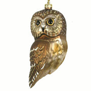 Northern Saw Whet Owl Glass Ornament - Momma's Home Store