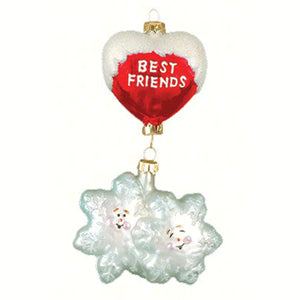 Best Friends Snowflakes Ornament