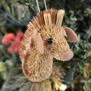 Giraffe Bauble Bristle Brush Ornament