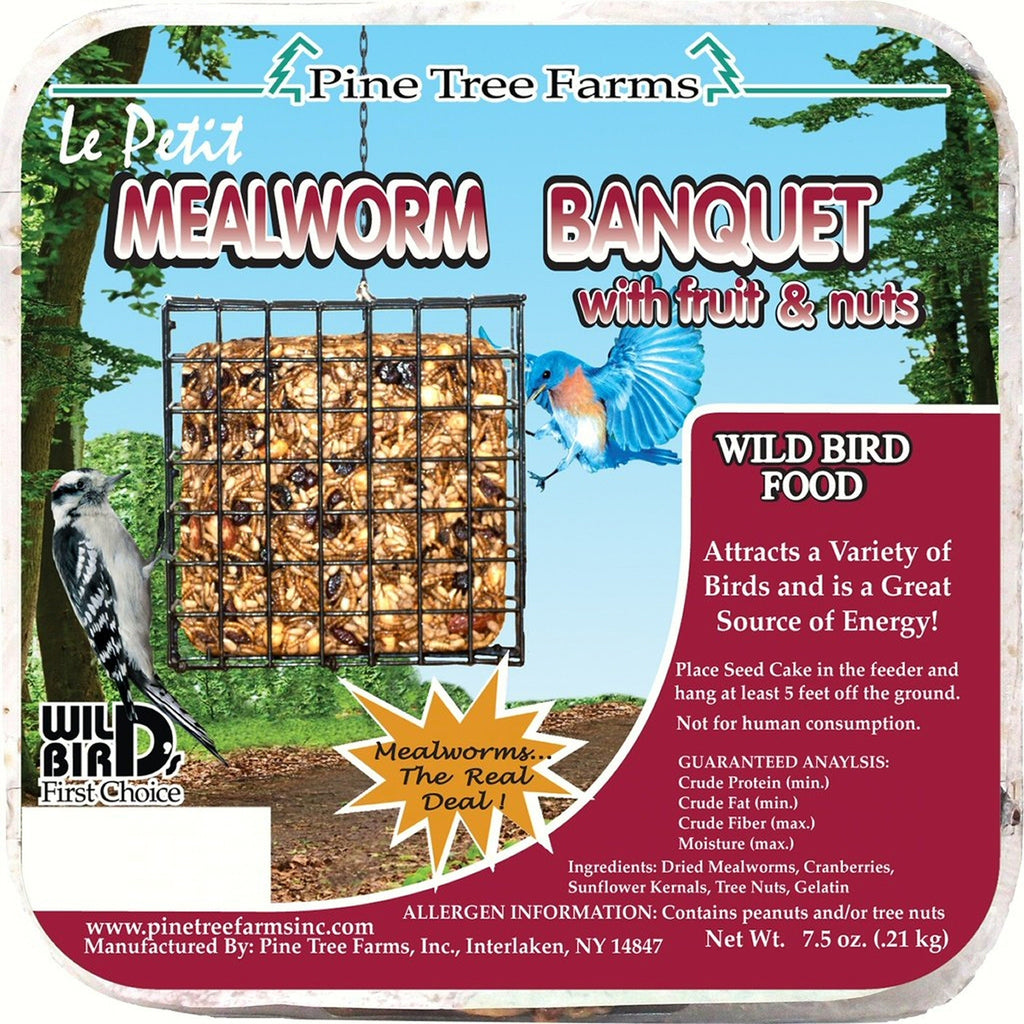 Mealworm Banquet Seed Cake 7.5 oz - 3 pk