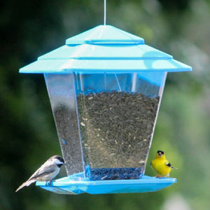 Square Seed Hopper Bird Feeder