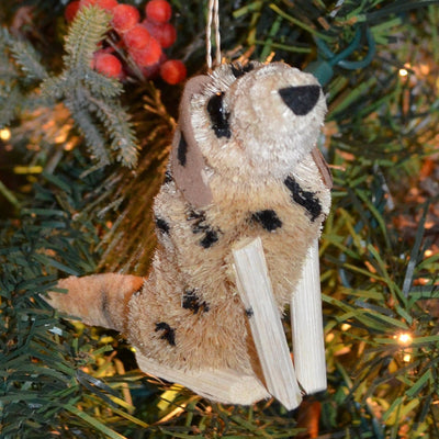 Dalmatian Dog Bristle Brush Ornament