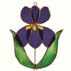 Iris Stained Glass Wind Chime 20"