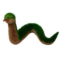Buri Bristle Snake Green 10 inch