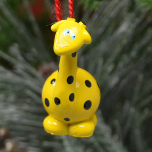 Giraffe Marble Ornament Set of 3