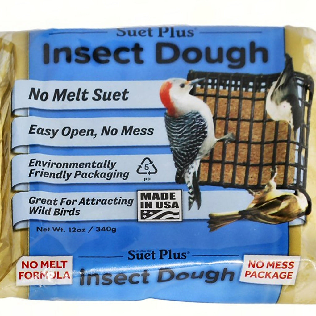 Suet Plus No-Melt Insect Dough 12 oz - 3 pk