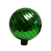 Green Chrome Swirl Gazing Globe 10 inch