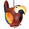 Red Parrot Gord-O Wooden Birdhouse