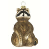 Raccoon Friend Glass Ornament