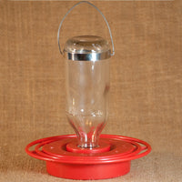 Glass Hummingbird Feeder 8 oz - Momma's Home Store