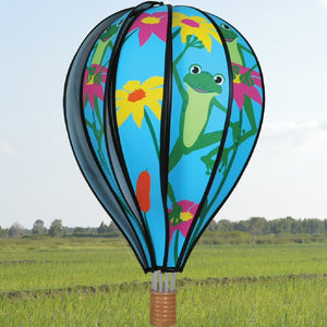 Frogs Hot Air Balloon Spinner 22 inch