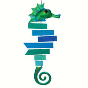 Seahorse Sandblasted Glass Suncatcher