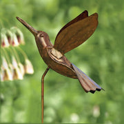 Hummingbird Flamed Ornament Garden Stake