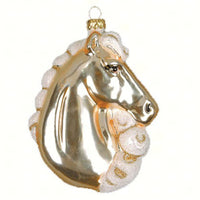 Majestic Beauty Palomino Horse Ornament