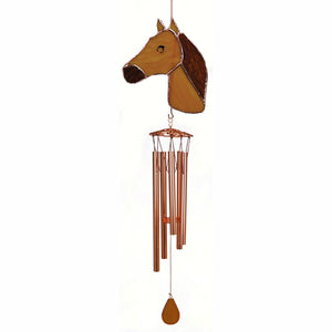 Horse Stained Glass Wind Chime 40 inch