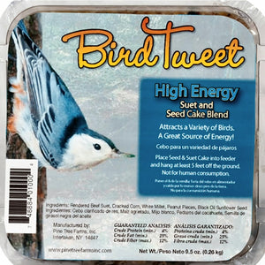 Bird Tweet Suet & Seed Cake 9.5 oz - 10 pack