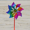Mylar Pinwheel Spinner - Rainbow Whirl 8 pc
