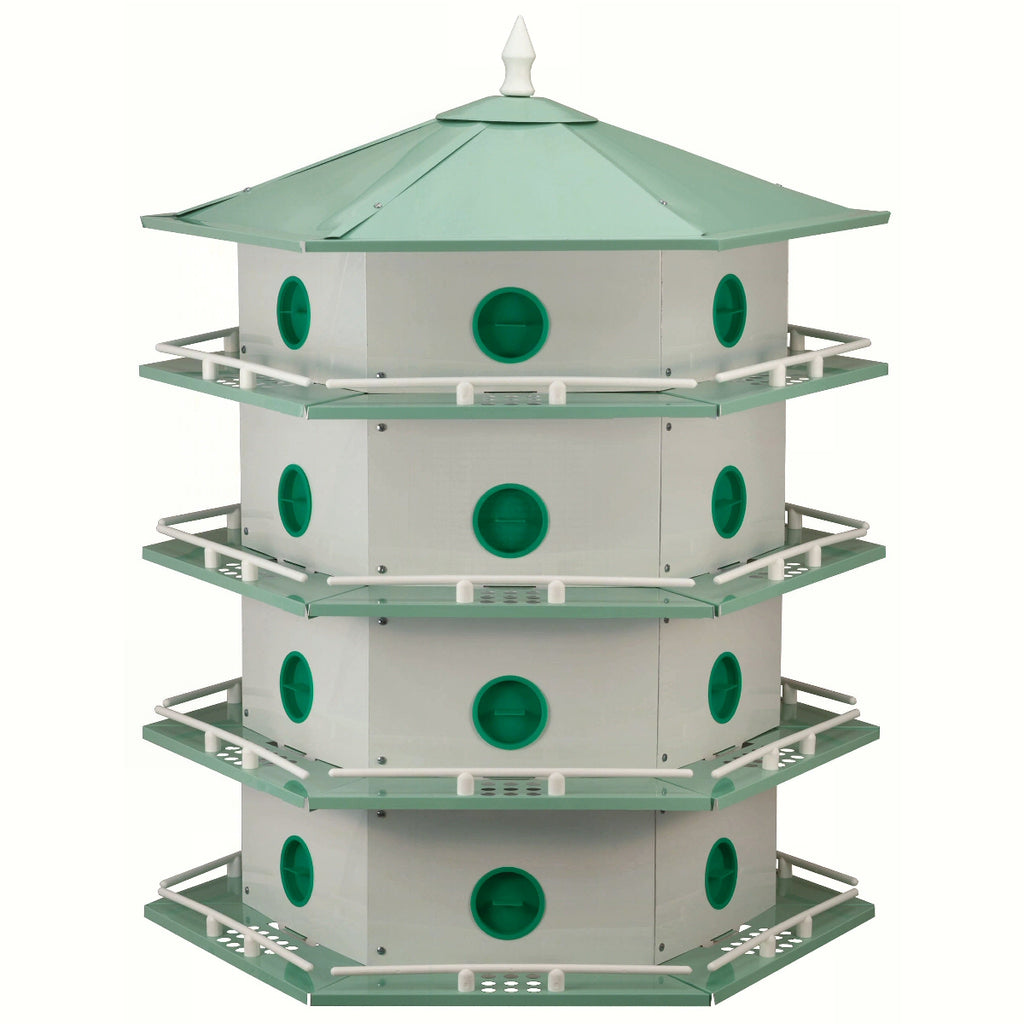 Deluxe Aluminum Purple Martin House - 24 Room