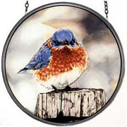 Mad Bluebird Stained Glass Suncatcher
