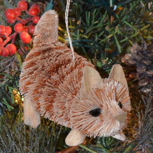 Kitten Bristle Brush Ornament
