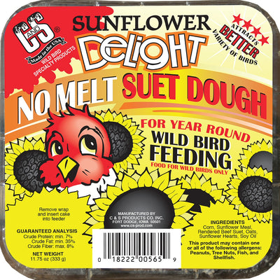 Sunflower Delight No Melt Suet Dough - 3 pk
