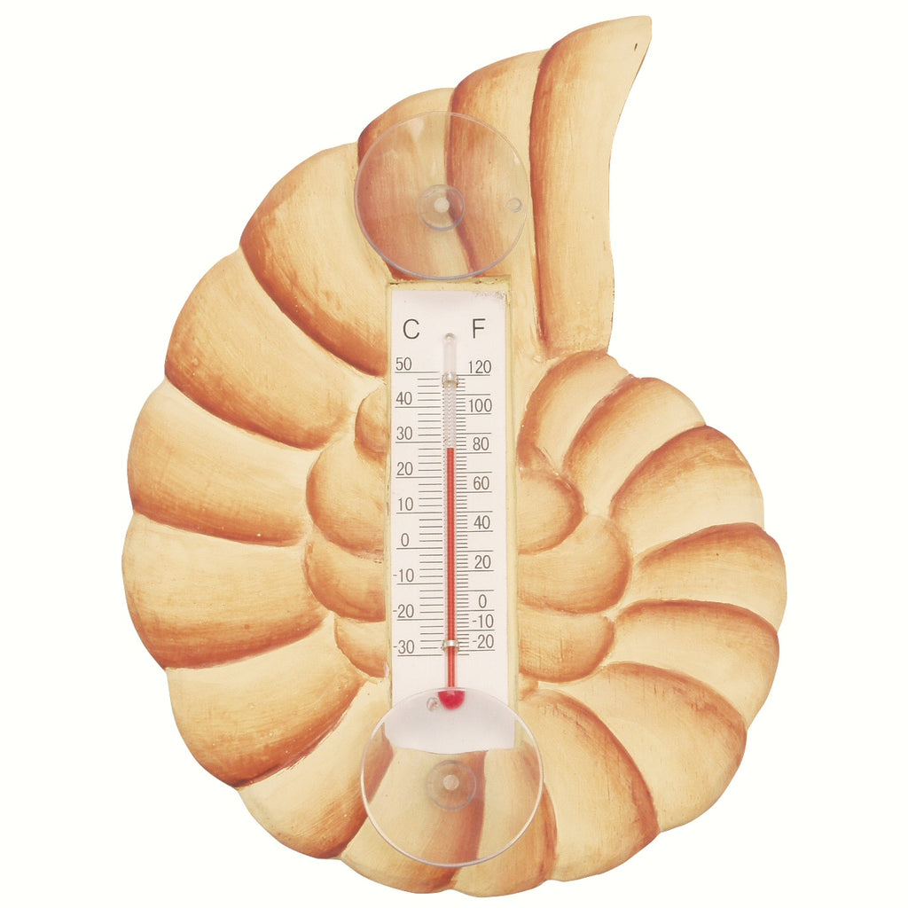 Spiral Shell Window Thermometer Small