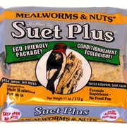 Mealworms & Nuts Suet Plus Cake 11 oz - 3 pk