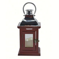 Red LED Carriage Lantern 11 inch