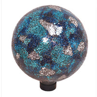 Blue/Aqua Mosaic Gazing Globe 10 inch