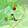 Tweet Heart Bird Swing Copper