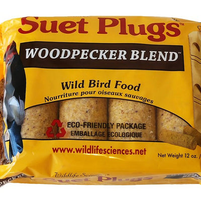 Woodpecker Blend Suet Plugs 12 oz - 2 pk