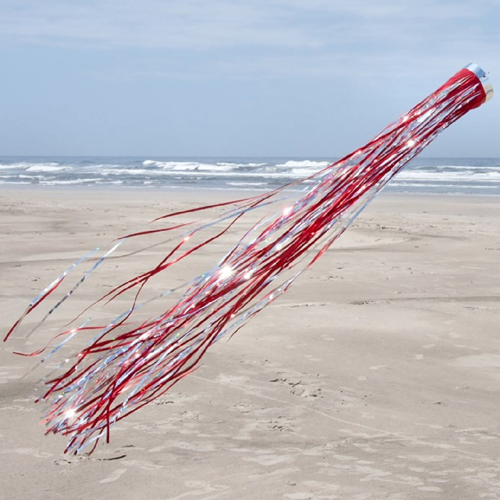 Holographic Windsock Red 51 inch