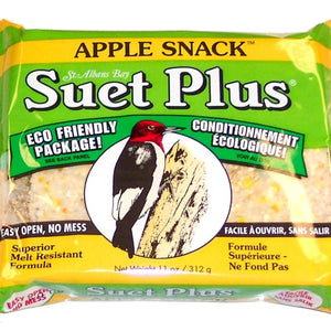 Apple Snack Suet Plus Cake 11 oz - 3 pk