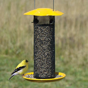 Petite Thistle Mesh Bird Feeder Yellow