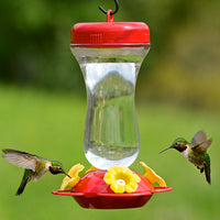Top Fill Glass Hummingbird Feeder