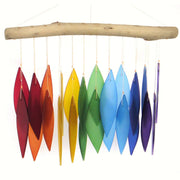 Rainbow Leaves Glass Wind Chime - Momma's Home Store