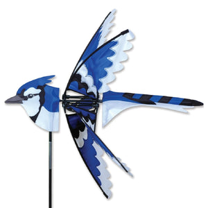 Flying Blue Jay Wind Spinner 26 inch