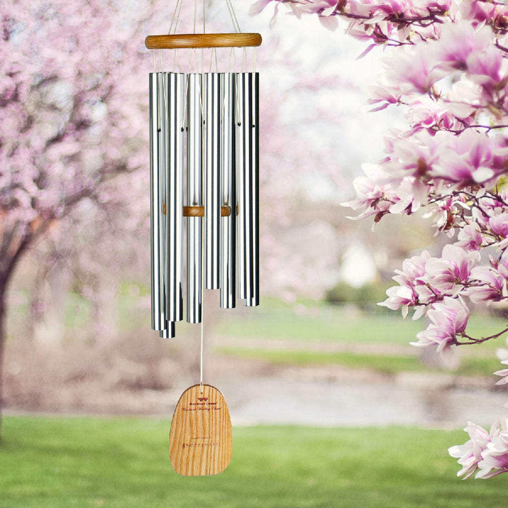 Silver Wedding Wind Chime Large