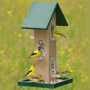 Recycled Tube Bird Feeder w/Seed Tray