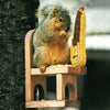 Wooden Chair Squirrel Feeder