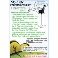 Sky Cafe Bird Feeder Pole Mount Kit - Momma's Home Store