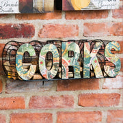 Vintage Corks Metal Cork Holder