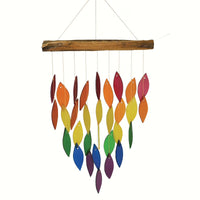 Spring Flowers Glass Wind Chime