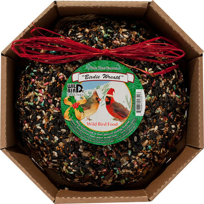 Birdie Wreath Wild Bird Food 2.25 lb - Holiday