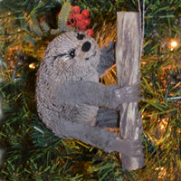 Sloth Bristle Brush Ornament