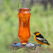 Carnival Glass Vintage Oriole Feeder