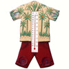Hawaiian Outfit Window Thermometer Large