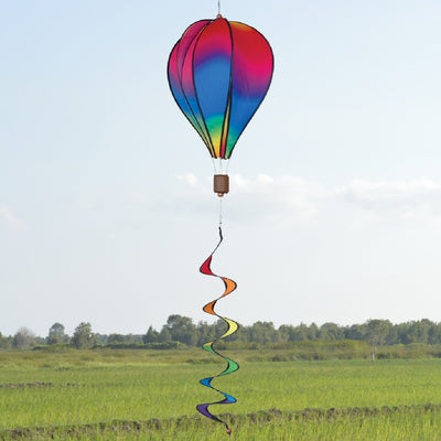 Wavy Gradient Balloon Spinner w/Tail 16 inch