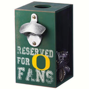 Oregon Ducks Bottle Opener & Cap Caddy