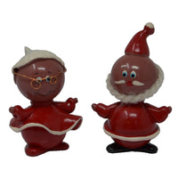 Santa Couple Marble Figurines